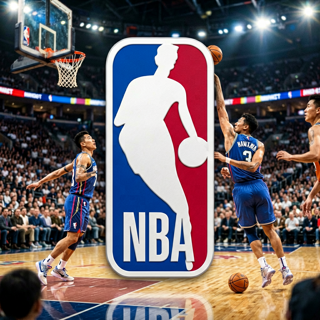 NBA联赛标志，美国职业篮球联赛